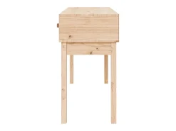 Mesa consola madera maciza de pino 114x40x75 cm