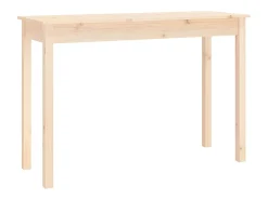 Mesa consola madera maciza de pino 110x40x75 cm ES756708