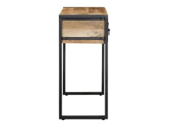 Mesa consola madera maciza mango 100x35x75 cm