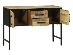 Mesa Consola Marrón 100 x 35 x 70 cm madera maciza de mango