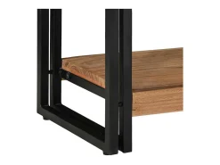 Mesa Consola Marrón 90 x 33 x 75 cm madera maciza de acacia