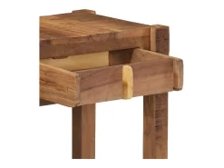 Mesa Consola Marrón 107 x 33 x 76 cm Madera maciza recuperada