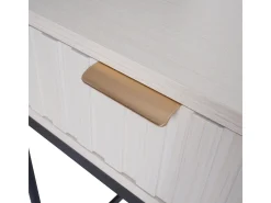 Mesa consola MCW-O41, aspecto madera blanco