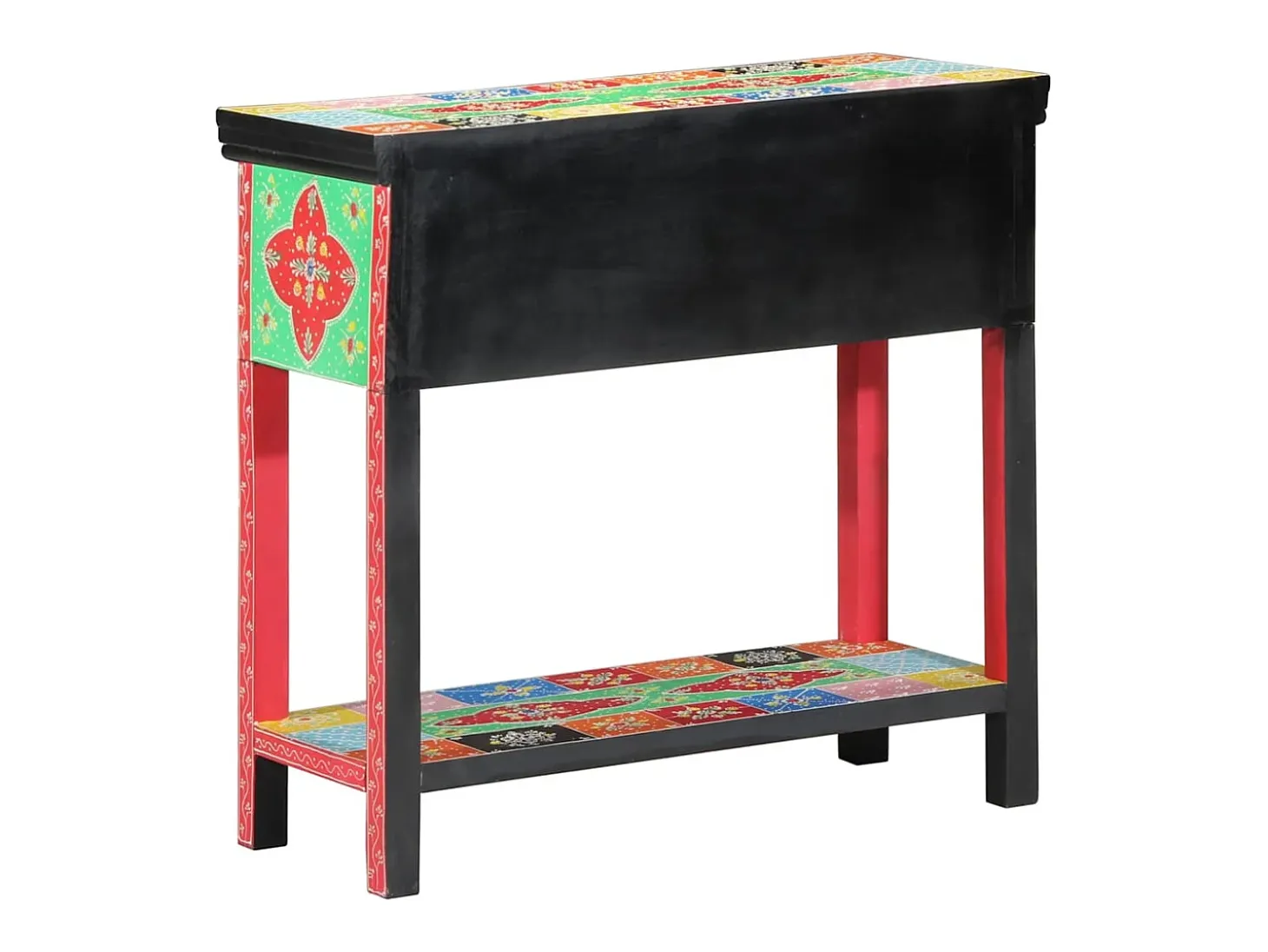 Mesa Consola Multicolor 80 x 35 x 76 cm Madera contrachapada