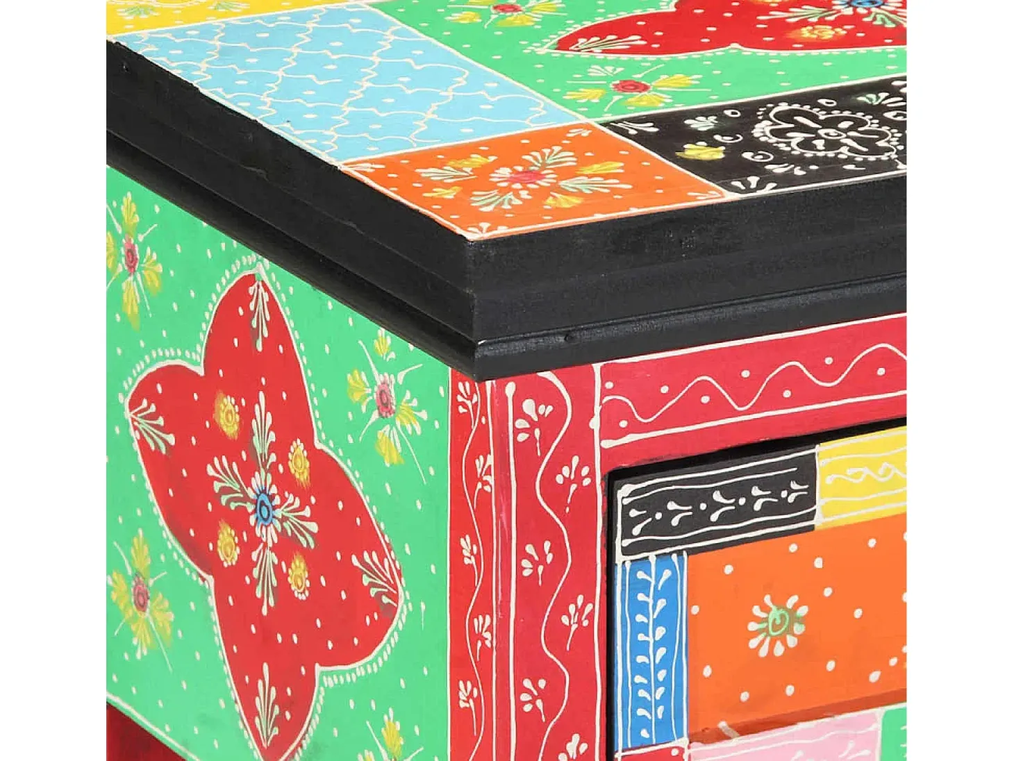 Mesa Consola Multicolor 80 x 35 x 76 cm Madera contrachapada