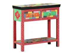 Mesa Consola Multicolor 80 x 35 x 76 cm Madera contrachapada
