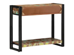 Mesa Consola Multicolor 90 x 33 x 75 cm madera maciza reciclada