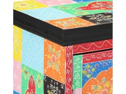 Mesa Consola Multicolor 50 x 30 x 75 cm Madera maciza de Mango