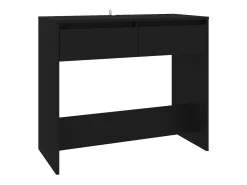 Mesa consola Negra 89x41x76,5 cm Acero