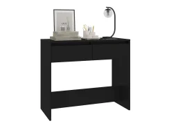Mesa consola Negra 89x41x76,5 cm Acero