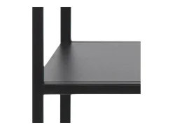 Mesa consola Newcastle 1 estante color negro.