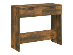 Mesa consola Roble ahumado 90x36x75 cm Madera de ingeniería