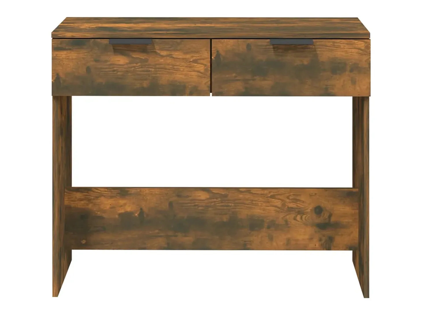 Mesa consola Roble ahumado 90x36x75 cm Madera de ingeniería