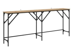 Mesa Consola Roble artisan 180 x 29 x 75 cm