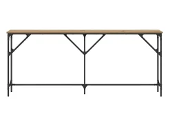 Mesa Consola Roble artisan 180 x 23 x 75 cm