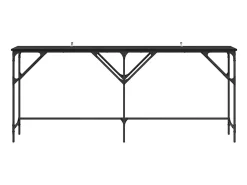 Mesa Consola Roble negro 180 x 29 x 75 cm Madera contrachapada