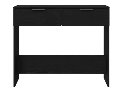 Mesa Consola Roble negro 90 x 36 x 75 cm Madera contrachapada