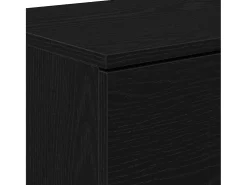 Mesa Consola Roble negro 90 x 36 x 75 cm Madera contrachapada