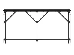 Mesa Consola Roble negro 140 x 23 x 75 cm