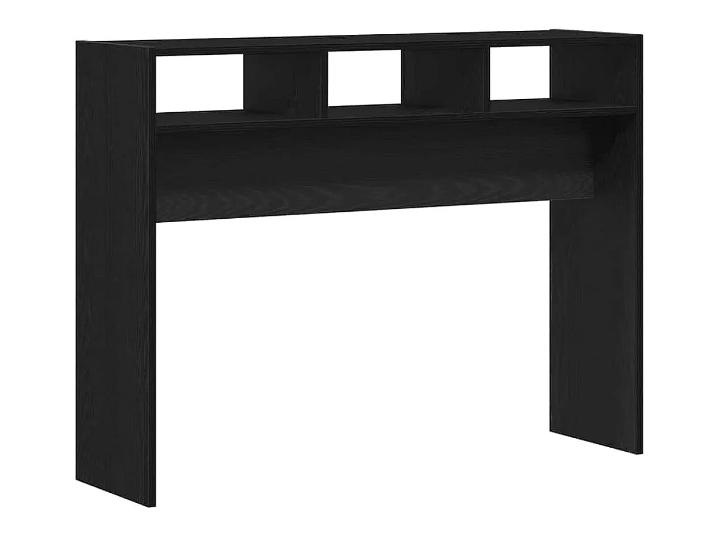 Mesa Consola Roble negro 105 x 30 x 80 cm Madera contrachapada