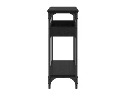 Mesa Consola Roble negro 100 x 29 x 75 cm Madera contrachapada