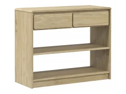 Mesa consola SAUDA madera maciza de pino roble 89,5x36,5x73 cm ES703064