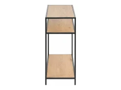 Mesa consola Seaford 2 estantes natural.