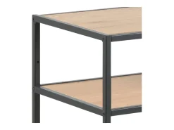 Mesa consola Seaford 2 estantes natural.