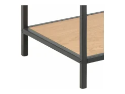 Mesa consola Seaford 2 estantes natural.