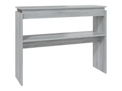 Mesa consola Sonoma gris 102x30x80 cm Madera de ingeniería