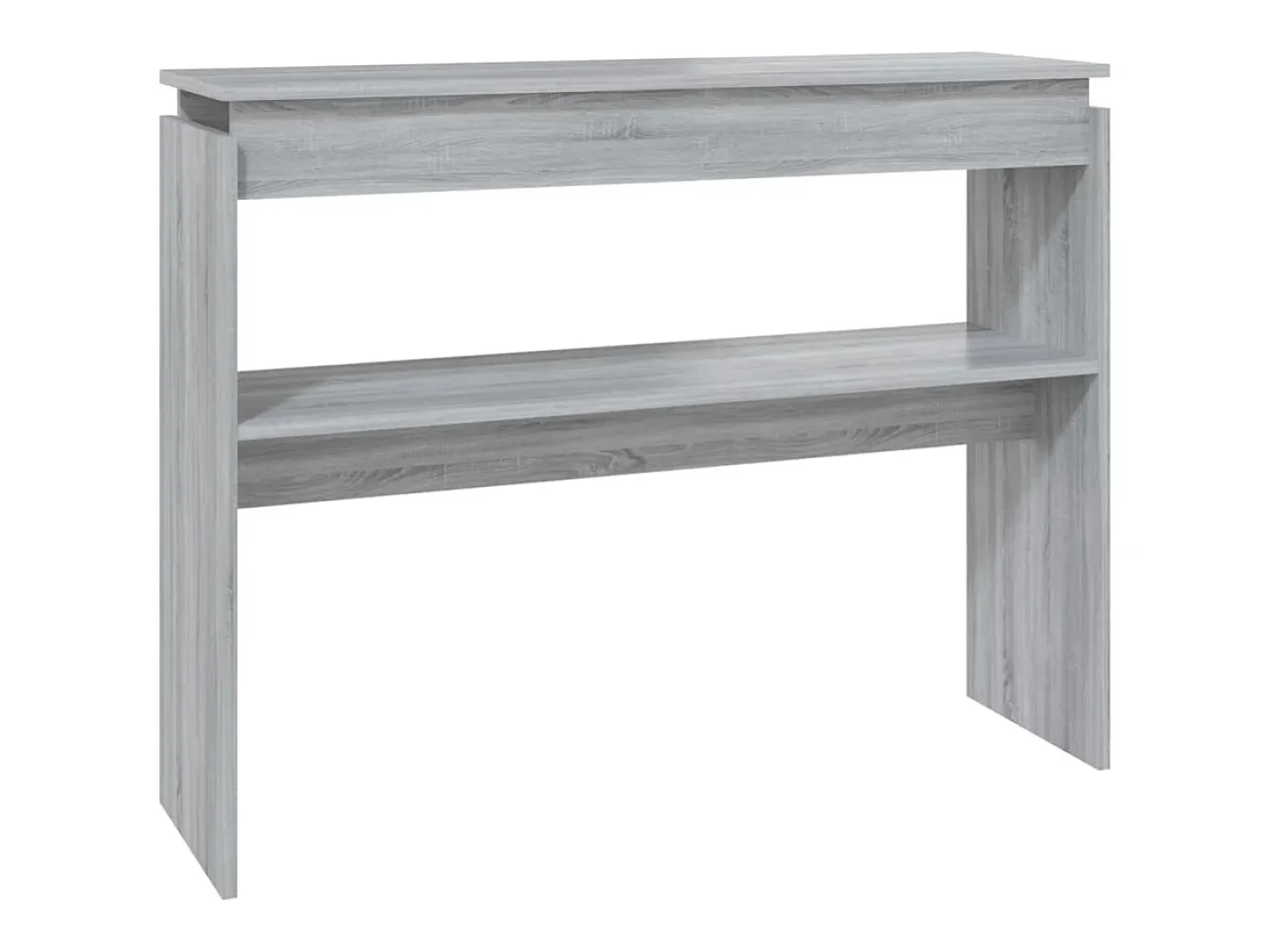 Mesa consola Sonoma gris 102x30x80 cm Madera de ingeniería
