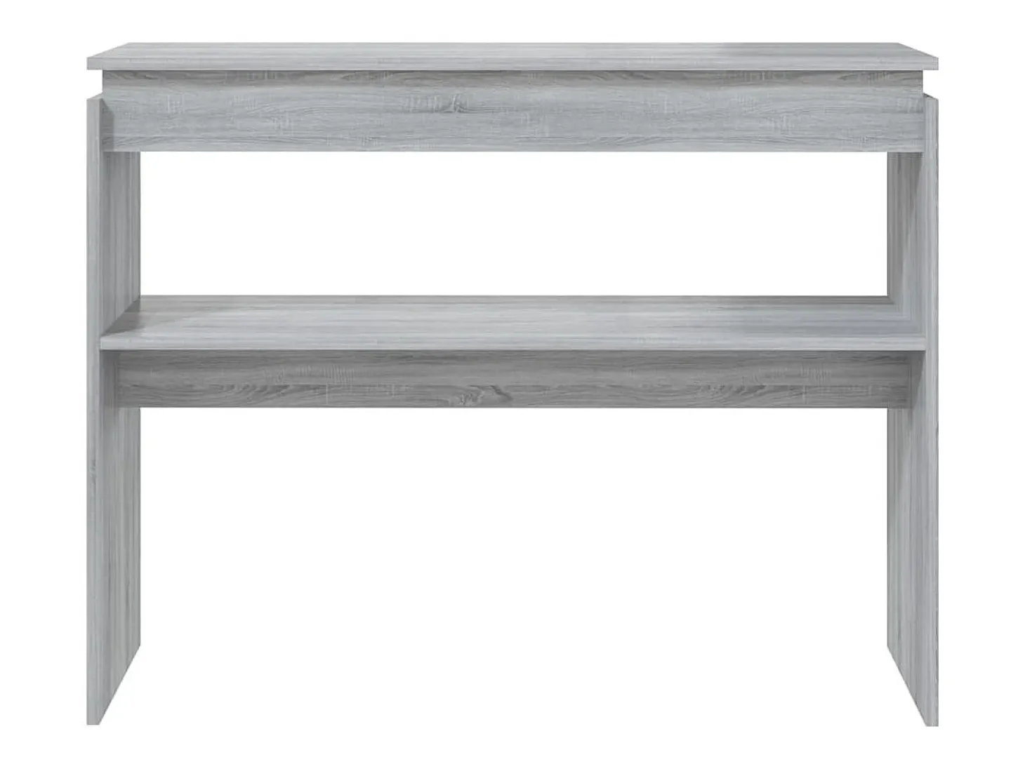 Mesa consola Sonoma gris 102x30x80 cm Madera de ingeniería