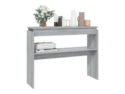 Mesa consola Sonoma gris 102x30x80 cm Madera de ingeniería