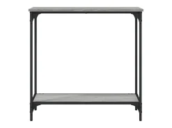 Mesa consola Sonoma gris 75x30,5x75 cm madera de ingeniería