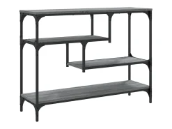 Mesa consola Sonoma gris 100x30x75 cm madera de ingeniería