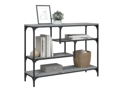 Mesa consola Sonoma gris 100x30x75 cm madera de ingeniería