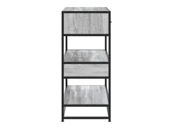 Mesa consola Sonoma gris 90x35x80 cm madera de ingeniería