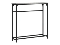 Mesa consola Sonoma gris 75x19,5x75 cm madera de ingeniería