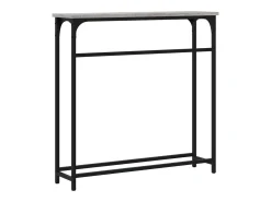 Mesa consola Sonoma gris 75x19,5x75 cm madera de ingeniería