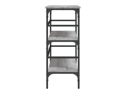 Mesa consola Sonoma gris 100x32x75 cm madera de ingeniería