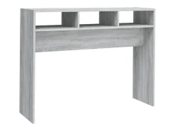 Mesa consola Sonoma gris 105x30x80 cm Madera de ingeniería