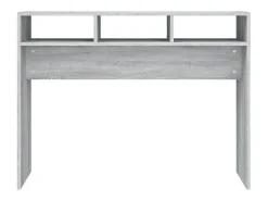 Mesa consola Sonoma gris 105x30x80 cm Madera de ingeniería