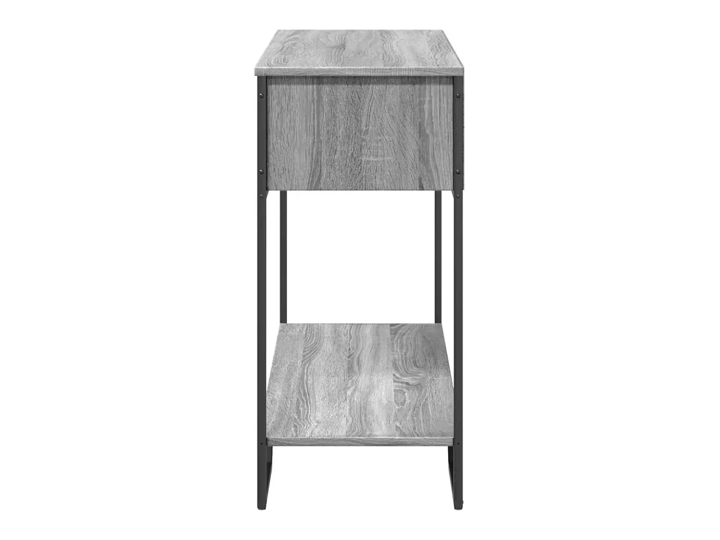 Mesa consola Sonoma gris 100x35x74,5 cm madera de ingeniería