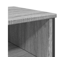 Mesa consola Sonoma gris 100x35x74,5 cm madera de ingeniería