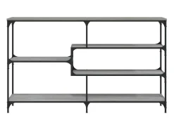 Mesa consola Sonoma gris 160x32x95 cm madera de ingeniería