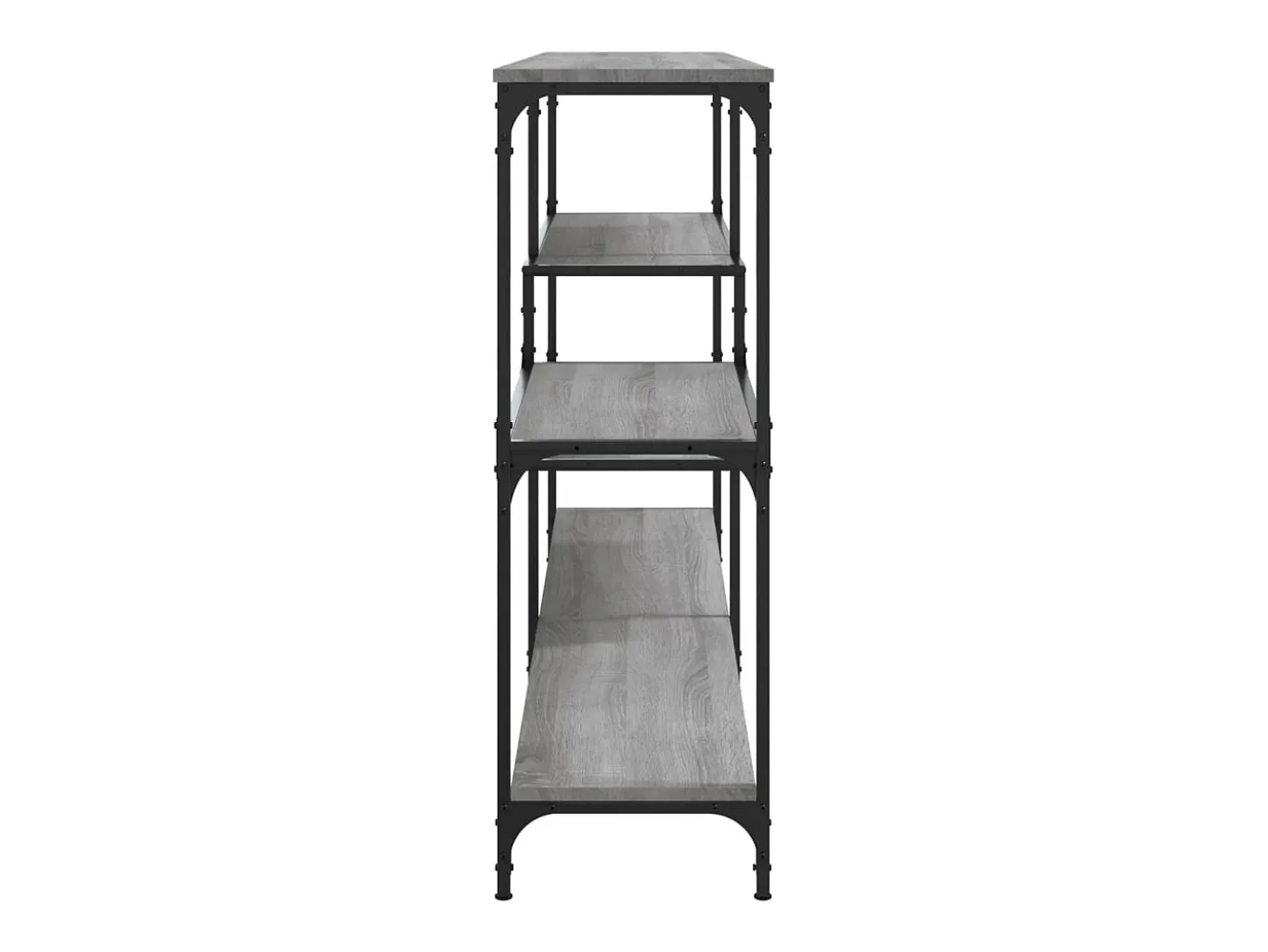 Mesa consola Sonoma gris 160x32x95 cm madera de ingeniería