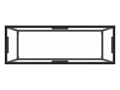Mesa consola transparente 100x35x75 cm Cristal templado