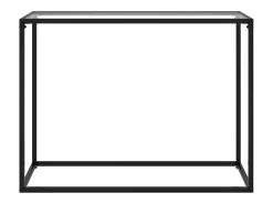 Mesa consola transparente 100x35x75 cm Cristal templado