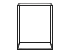 Mesa consola transparente 60x35x75 cm Cristal templado