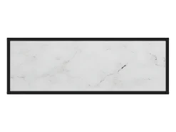 Mesa consola vidrio templado blanco 100x35x75 cm ES256162